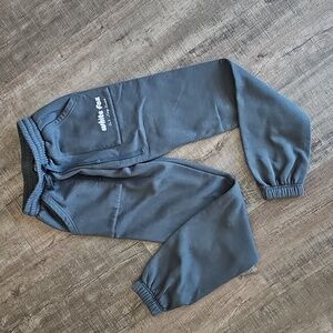 White Fox Boutique Charcoal Gray Drawstring Joggers